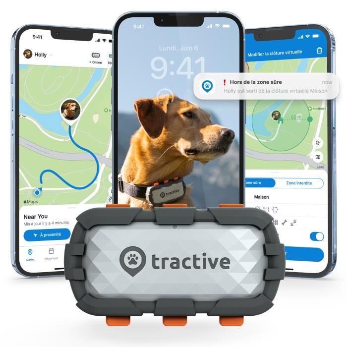Tractive DOG XL Adventure – GPS et moniteur de santé – Boîtier