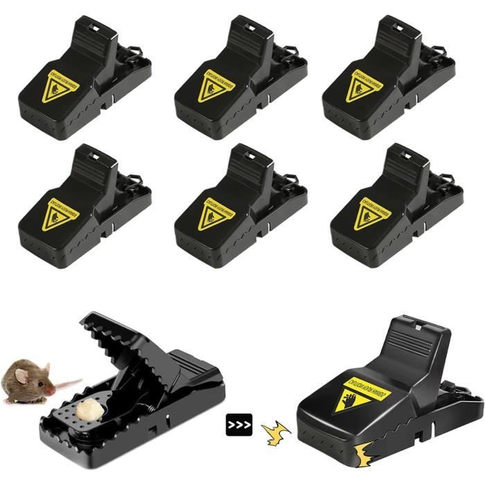 Pièges À Rat, 6Pcs Piège À Souris Avec Appât Réutilisable Souris Professionnel Avec Gobelet
