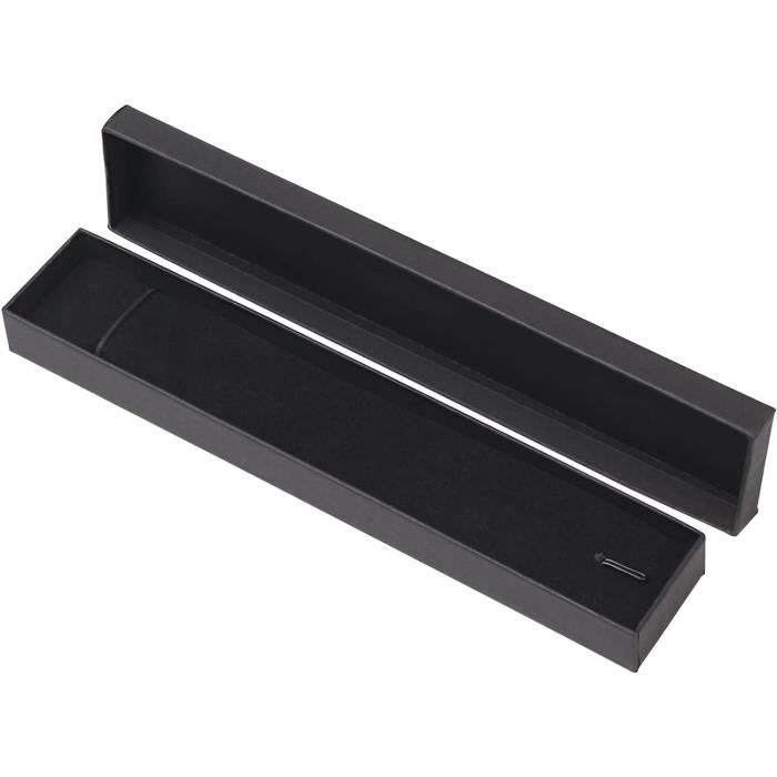 Bestewelry Lot de 12 boîtes à bijoux rectangulaires en carton noir avec éponge pour bagues, boucles d'oreilles, colliers, 9 x 7 x 3 cm Bestewelry Lot de 12 boîtes à bijoux rectangulaires en carton noir avec éponge pour bagues, boucles d'oreilles, colliers, 9 x 7 x 3 cm