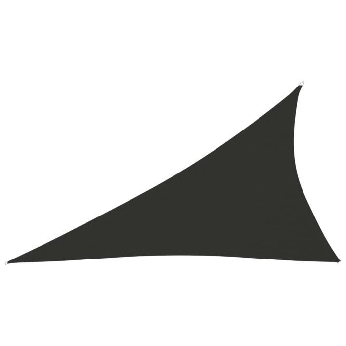 vidaXL Voile de parasol tissu oxford triangulaire 3x4x5 - vue 2