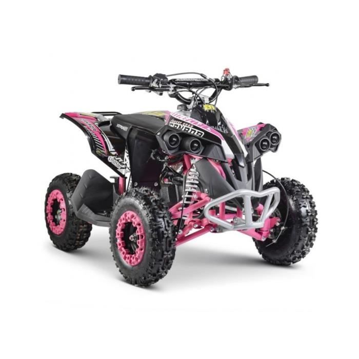 Pocket Quad FLIPY 50cc Mini Quad Enfant - Orange, Équipement Racing, Freins Disque, Suspension Renforcée