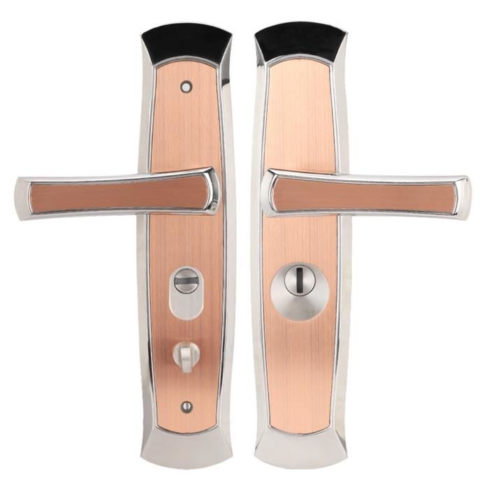 Adams Rite Kit De Poignée De Porte à Mortaise Avec Cylindre Et Clés, En Duronotic (2,8 Cm