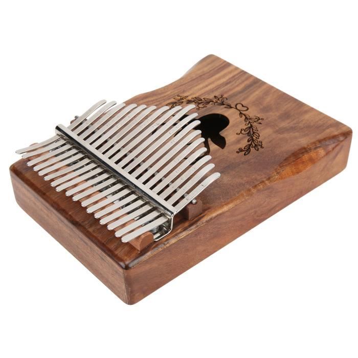 Kalimba Piano à Pouce 17 Touches U2013 Avec Instructions D'étude Et Marteau D'accordage, Piano
