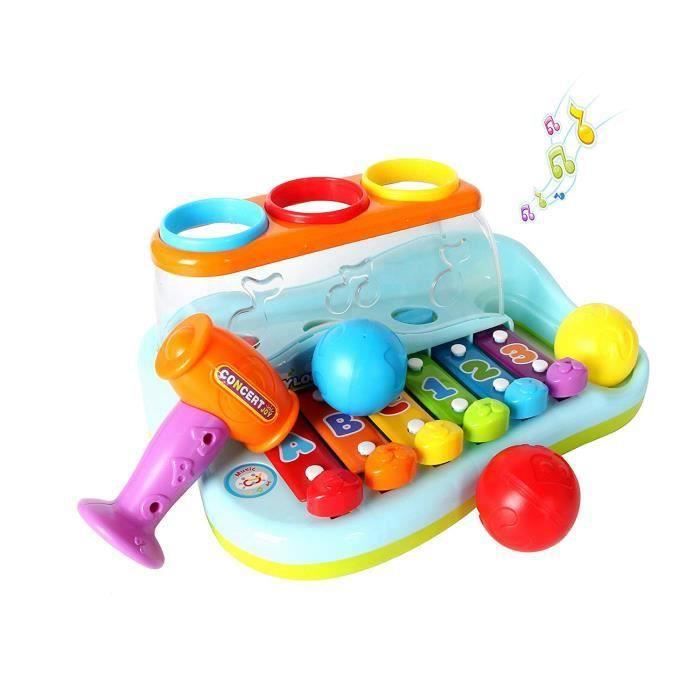 Wt Jouets Musicaux Du Bebe Xylophone Instrument De Musique Pour Enfants Bebe 1 2 3 Ans Cdiscount Jeux Jouets