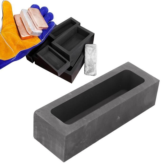 Moule En Graphite Lingotière En Graphite Haute Pureté Six Trous Résistant À L'Usure Résistance