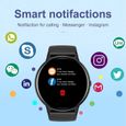 Smartwatch Blackview R2 Montre Connectée Bluetooth 1,3" IP68  Étanche pour Apple Huawei Xiaomi Samsung Sony Android iOS noir-1