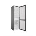 Réfrigérateur congélateur bas HOTPOINT HAFC9TA23SX03 - 2 portes - 367L (263L+104L) - L59,6cm x H202,7cm - INOX-1