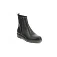 Boots Kick Oxis Noir pour Fille - KICKERS - Cuir - Talon Plat - Lacets-1