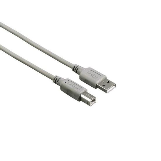 INECK® 1.8M Câble Noir USB A vers USB B pour Imprimantes, Numériseurs (HP,  Epson, Lexmark, Canon, IBM, Brother, LaserJet) - 1.8 - Cdiscount  Informatique