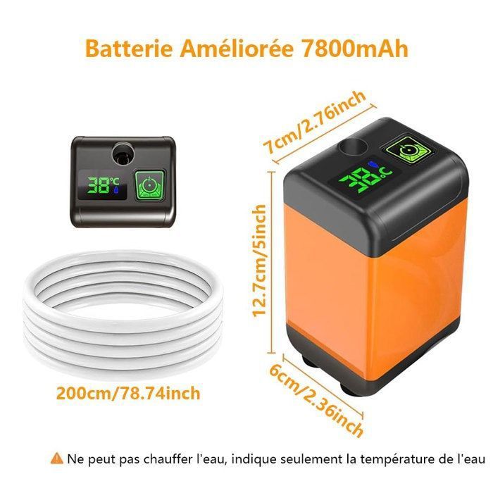 Pommeau De Douche Portable Camping Avec Filtre - Pour Voyage, Rando, Jardin