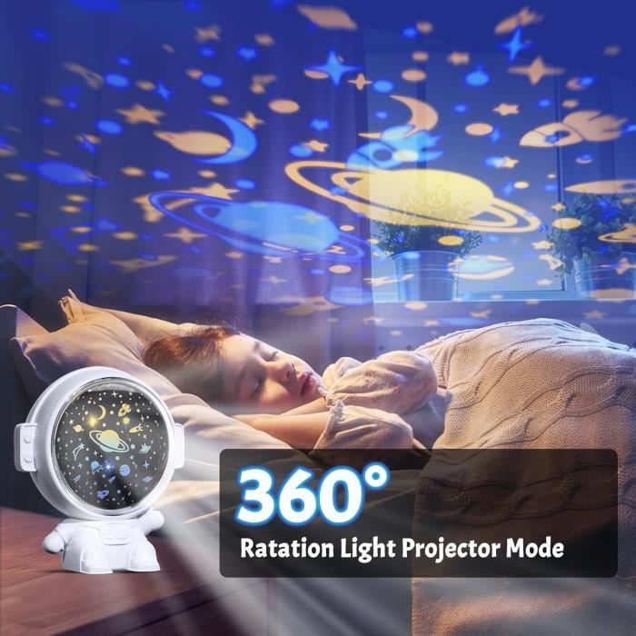 Projecteur De Lumière Étoilée, Veilleuse Musicale Et Lumineuse, Projecteur  Ciel Etoile Astronaut, Veilleuse Etoile Projection[H4273]
