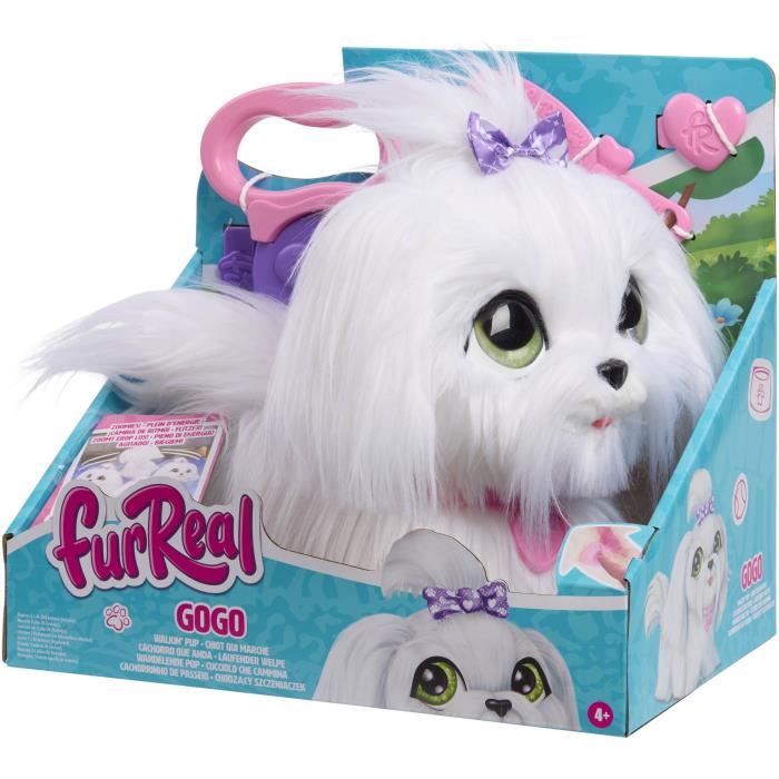 Just Play Peluche Interactive Chaton Marcheur FurReal, Chaton Marcheur en Peluche de 20 cm de Haut avec Effets sonores, Peluches, Jouets pour Enfants de 4 Ans et Plus, 22.86