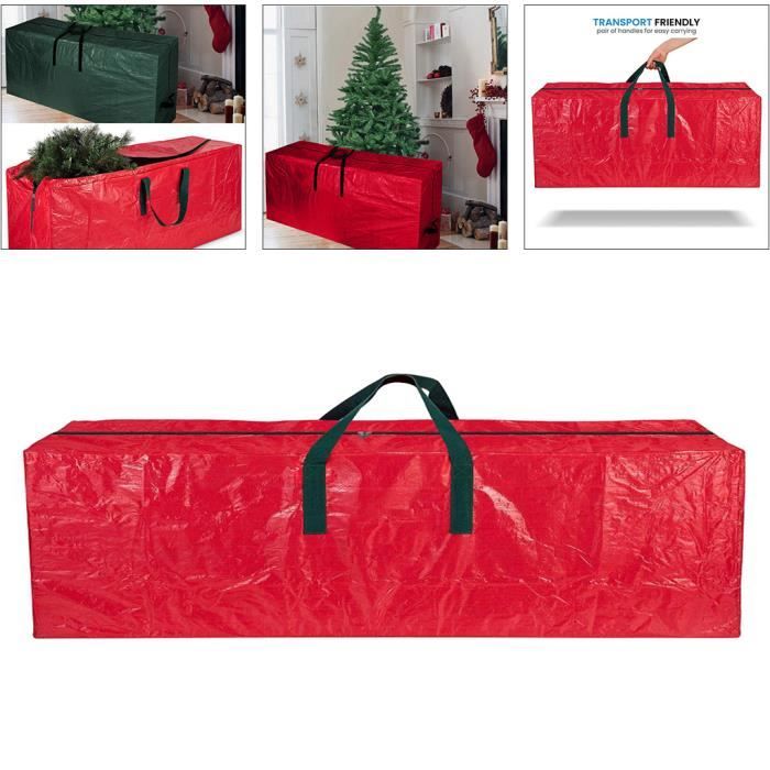 Grand sac de rangement pour sapin de Noël très résistant et étanche pour