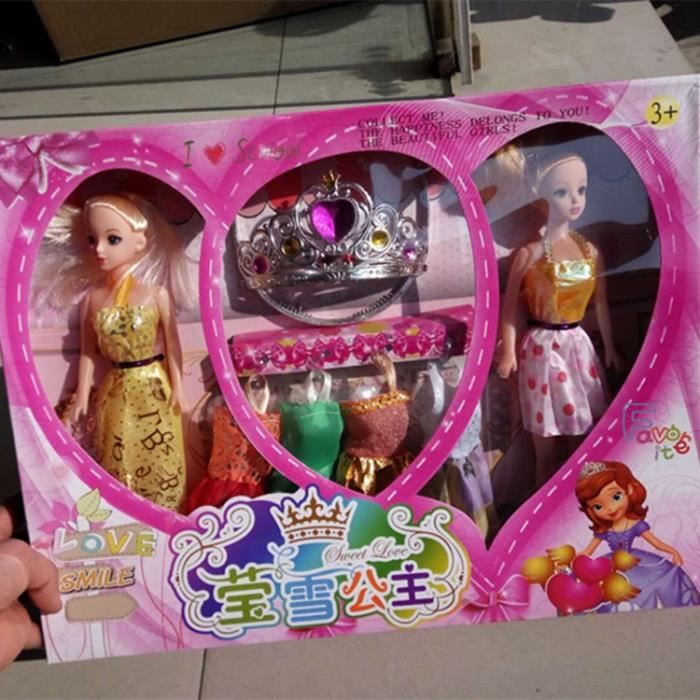 Poupée Barbie Tresses Magiques - BARBIE - Princesse - 3 ans et +