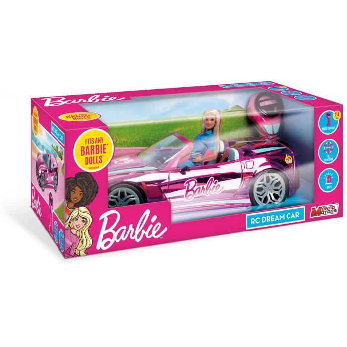 Cabriolet radiocommandé Barbie Mini Car MONDO MOTORS : le jouet et