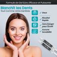 Gel Blanchiment Dentaire Charbon Actif - 8 Seringues - Kit Pour Blanchiment Professionnel Des Dents Led – Traitement Blanchissant, É-2