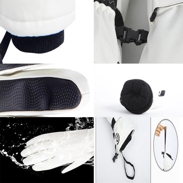 Gants D'hiver Sportifs Tactiles – Pour Cyclisme, Moto, Randonnée, écran Tactile, Coupe-vent, Déperlant