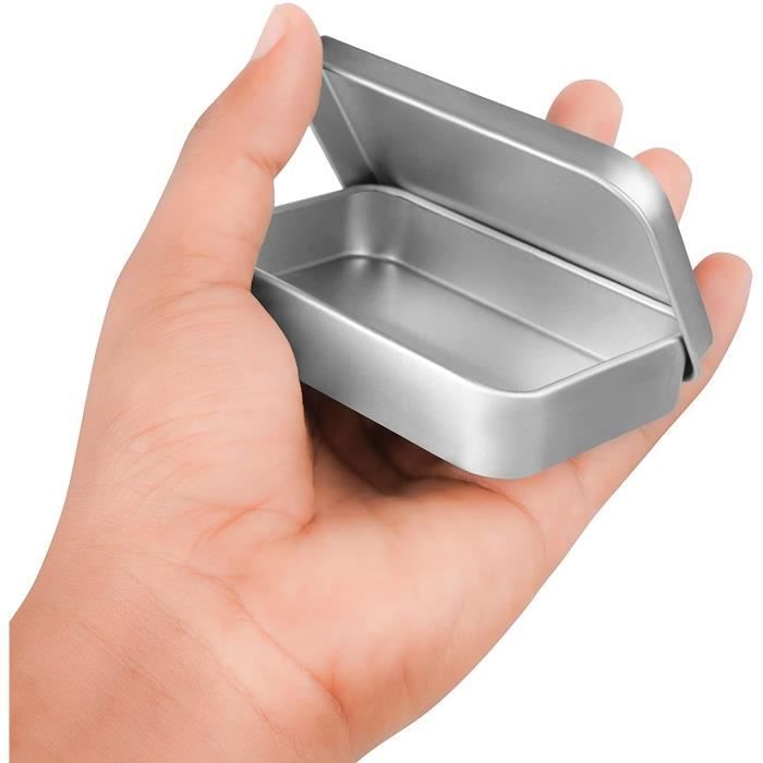 8 Pièces Boîtes En Métal Avec Couvercle, Petite Boîte De Rangement En Métal, Mini