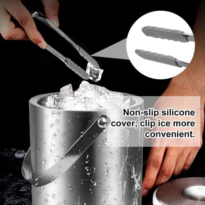 XX Seau à Glace Seau à Champagne Glaçons Vin Bouteille Double Paroi En
