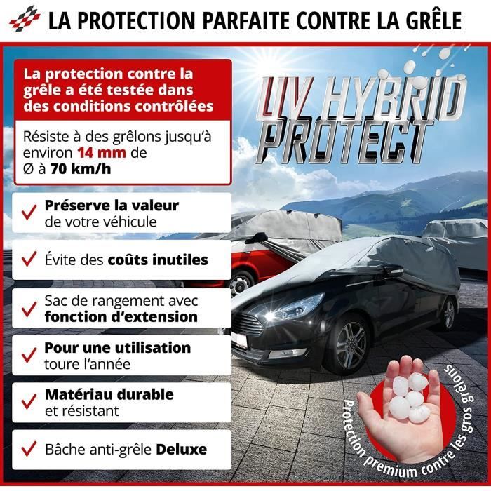 Bâche Voiture Anti-grêle Hybrid Uv Protect Suv Housse Protection  Imperméable Résistant Con - Cdiscount Auto