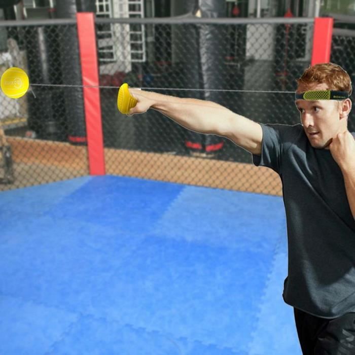 Ballon de boxe réflexe, équipement portable pour l'entraînement à la  maison, équipement de gymnastique pour a