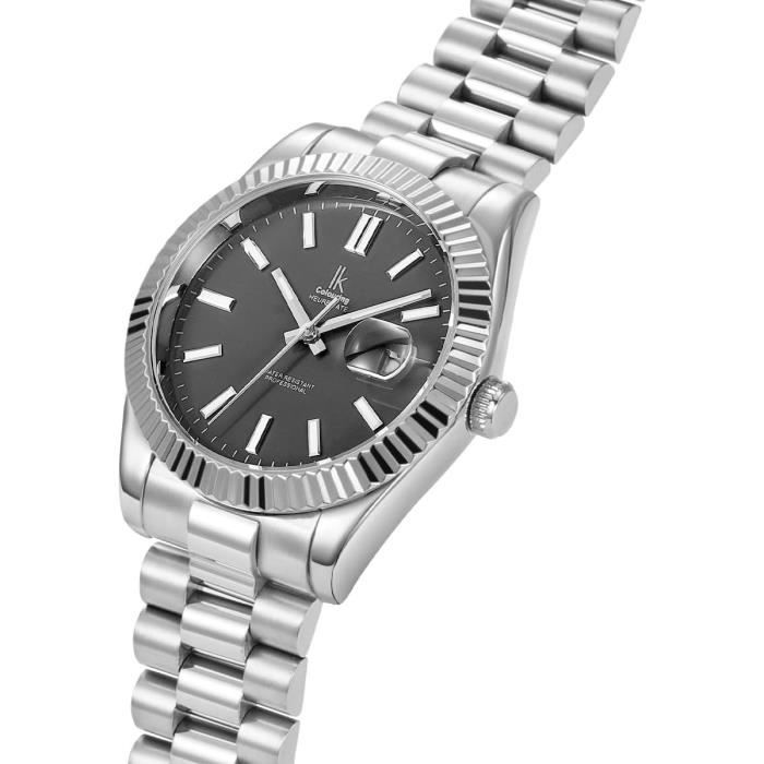 MONTRE IK COLLECTION Homme Métal Chromé EUR 75,00 - FR