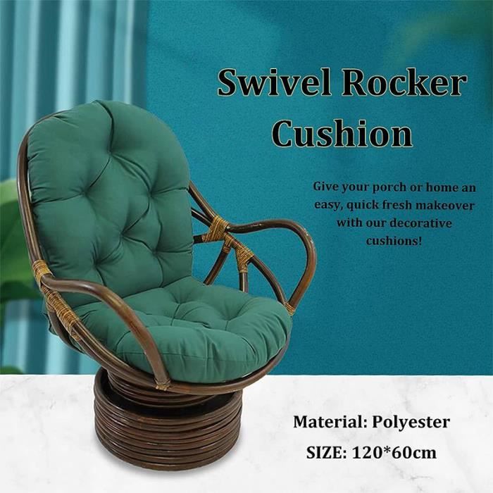 Coussin Rond Imperméable 70 Cm - Pour Chaise De Jardin, Rotin Ou Terrasse, Bleu, Confort Et Style
