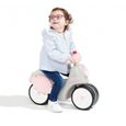 Scooter 1er âge Strada avec klaxon manuel et roues silencieuses - Crème et Rose - FALK - Dès 12 mois - 100% Fabriqué en France-3