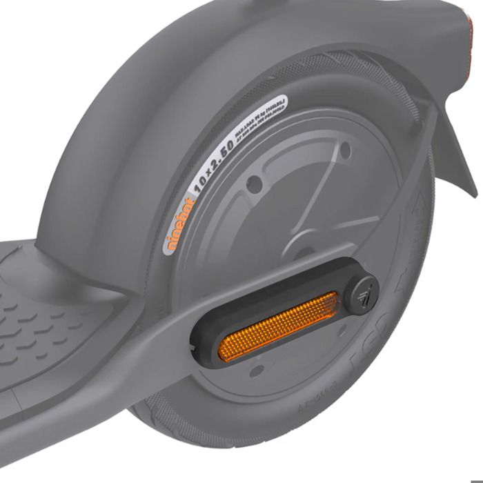 Fututech Couvercle De Roue Arrière Pour Ninebot F2/F2 Plus/F2 Pro – Réfléchissant – Facile à Fixer – Clé Et Vis Fournies – Plastique Durable