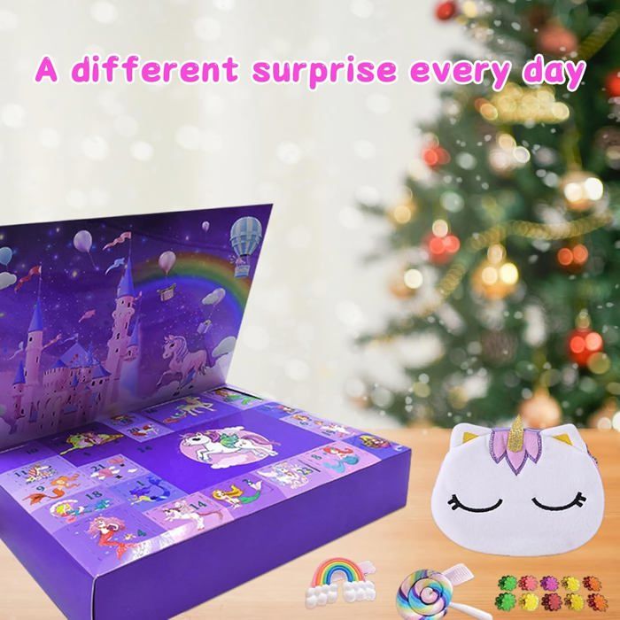 Calendrier De L’Avent 2024 Pour Filles – 25 Jours De Surprises, Décorations, Patchs, Aimants – Cadeau De Noël - 5