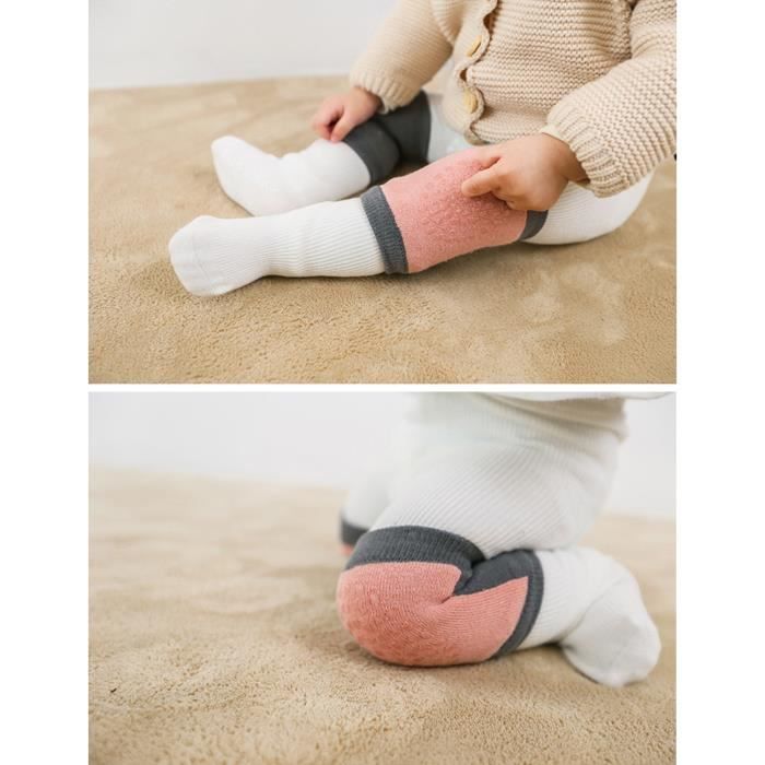 3 Paires Bebes Genouilleres Chaussettes Rampantes Jambiere de Protection Antiderapante Protege Genoux pour bebe de 6 36 Mois B Cdiscount Sante Mieux vivre
