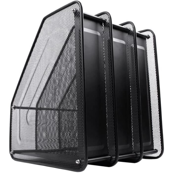 vidaXL Porte-Revue Unité de Rangement de Revue Armoire à Etagère Armoire à Livres Bureau Salon Salle de Séjour Doré 35x15x45 cm Acier