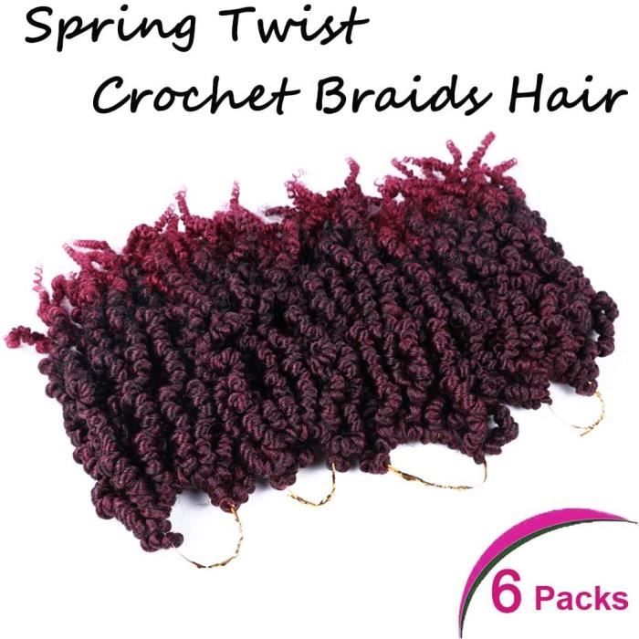 3 Paquets Passion Twist Crochet Tressage Cheveux Printemps - Temu France