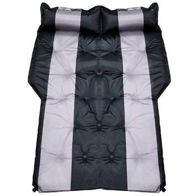 Myxslop Matelas De Camping Double – 196x145x12cm, Gonflage 2min, Pompe Intégrée, 50D TPU, 2.27kg, Capacité 500kg, Compact