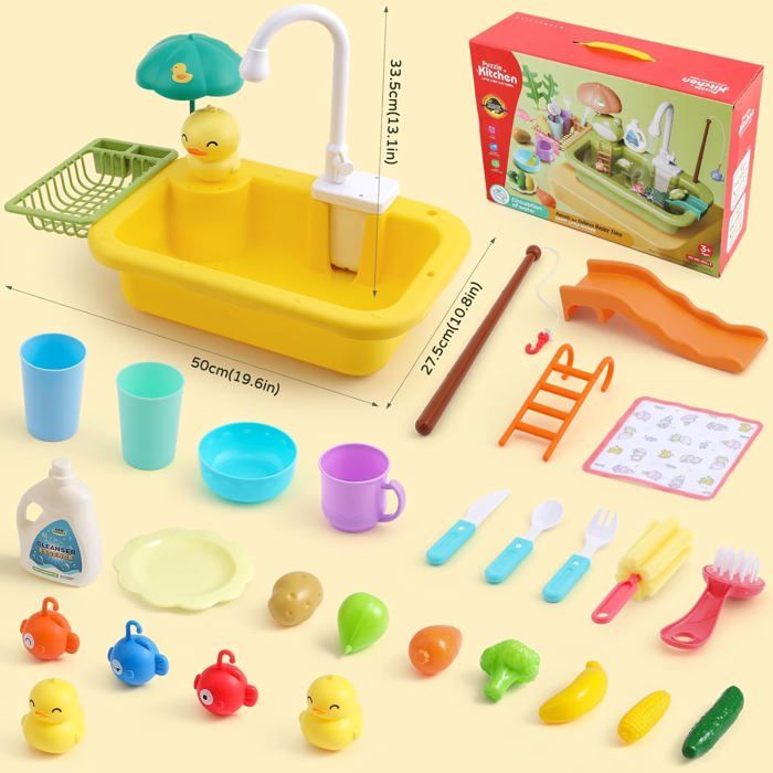 Acheter Lave-vaisselle électrique analogique, évier, jeu de rôle pour enfants, ensemble de cuisine, jouets Acheter Lave-vaisselle électrique analogique, évier, jeu de rôle pour enfants, ensemble de cuisine, jouets