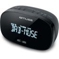 MUSE - Radio réveil DAB+ FM - M-150 CDB - Double alarme - Ecran LCD - Noir-0