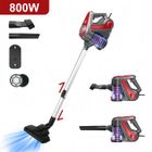 Aspirateur Balai avec Fil sans Sac BSTRE - 800W/19Kpa - Aspirateur à Main 3 en 1 - Câble de 5 m, Puissant et léger, HEPA - Rouge