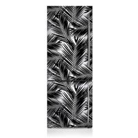 Papier Peint Magnétique Pour Réfrigérateur Decormat 60x180cm - Blätter noir