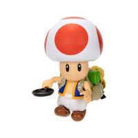 Figurine Toad Super Mario Bros. le film - JAKKS PACIFIC - 13 cm - Intérieur - Blanc
