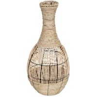 Vase Déco en Rotin "Idylle Folk" 63cm Naturel Beige
