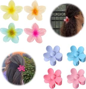 BARRETTE - CHOUCHOU 8PCS Hawaii Fleur Pince Cheveux Pinces à Cheveux F