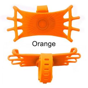 FIXATION - SUPPORT orange-Support de téléphone en silicone pour vélo,