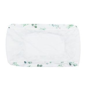 COUCHE LAVABLE SPR Changement de draps avec couches amovibles pour bébé (Feuilles vertes, duvet blanc) HJ011