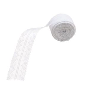 Chal bobine de 3 m/ètres Ruban dentelle blanc largeur 2 cm