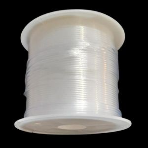 FIL DE PÊCHE Rouleau bobine de 8 m de fil de pêche semi rigide en nylon cristal transparent 0,8mm