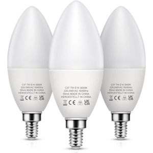AMPOULE - LED Ampoules LED E14 C37,7W Lohas - Tube LED - Blanc C
