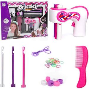 Machine à Tresser Les Cheveux Pour Filles - Kit Créatif Avec Perles Colorées - Pour Enfants 5 à 9 Ans - Idée Cadeau Jouet éducatif
