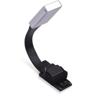 Lampe de lecture LED ultra légère Classe énergétique A++ Bleu Marque-page flexible