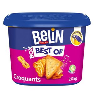 TUILES & TORTILLAS LOT DE 2 - BELIN - Best of Box crackers Biscuits apéritifs - boîte de 205 g
