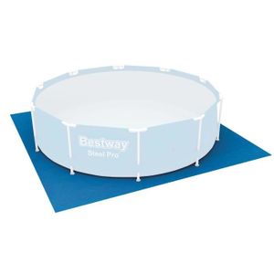 Piscine Hors Sol Tubulaire Bestway 412x201x122cm Tapis De Sol Pour Piscine Ronde Achat Vente Pas Cher